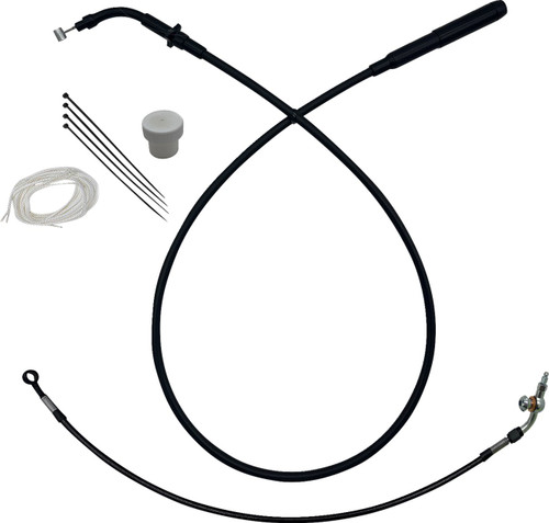 Fat Baggers Black Vinyl EZ Install Kit for 12" Handlebars (149914-B)