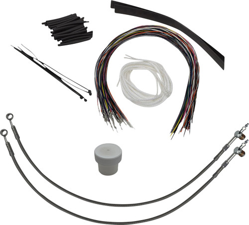 Fat Baggers Chrome Hydraulic Clutch EZ Install Kit for 16" Handlebars (109716)