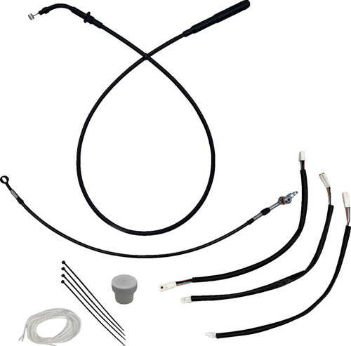 Fat Baggers Black Vinyl EZ Install Kit for 10"-12" Handlebars (149011-B)