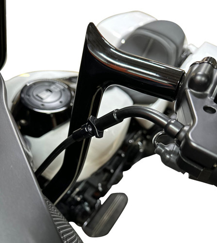 Fat Baggers EZ Install Black Vinyl Upper Clutch Cable Stock Length (108000-B)