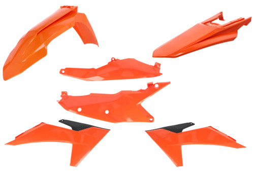 Acerbis Orange/Black Full Body Plastic Kit - Original 25 (2986548211)