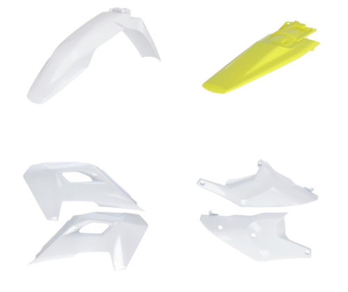 Acerbis White/Yellow Full Body Plastic Kit - Original 24 (2986640275)