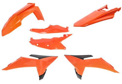 Acerbis Orignal Orange/Black Full Body Plastic Kit (2986808211)