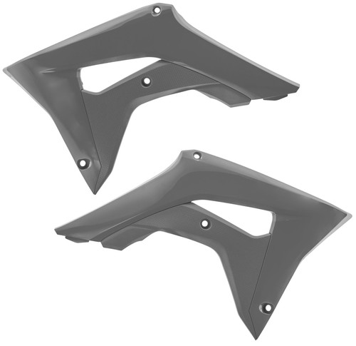 Acerbis Radiator Shrouds/Scoops | Gray Plastic | CRF250R/CRF450R (2630660011)