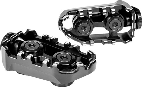 Gilles Tech-X Enduro Black Driver Footpegs (RGK-121-UF35-SET-B)