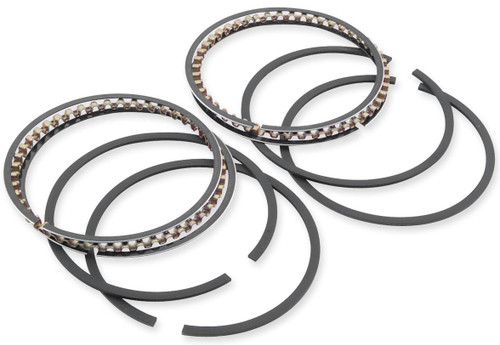 Hastings 3.518" Bore Piston Ring Set +.010" Harley Evolution 1984-1999 (6164020)