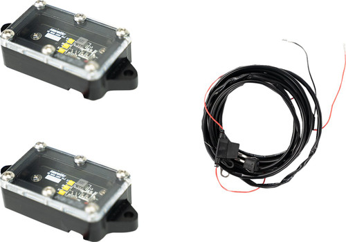 Heretic LED Rock Light w/Clear Lens (2 Pack) (70018)