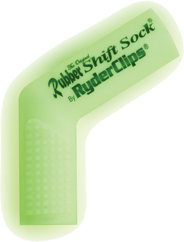 Ryder Clips Rubber Shift Sock - Glo-White (RSS-GLOWHITE)