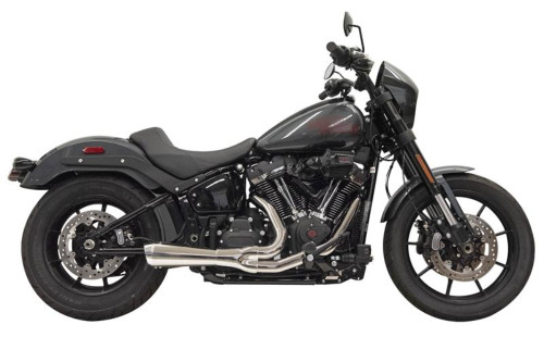 Bassani Short "Ripper" 2:1 Exhaust System w/Megaphone Muffler | Chrome (1S75)