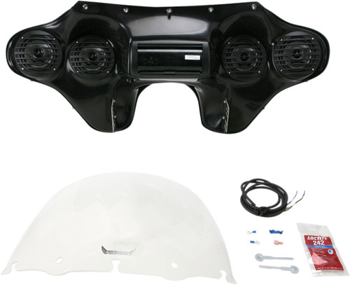 Hoppe Quadzilla Fairing Kit w/Stereo Receiver for '99-09 Road Star (HPKT-0044A)