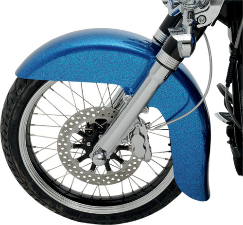 Hawg Halters 4-Piston Single-Disc Front Brake Caliper - Chrome (LHSCC501)