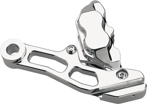Hawg Halters 4-Piston Single-Disc Rear Brake Caliper - Chrome (RKSTCC500)