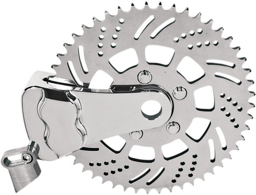 Hawg Halters Left 530 Rear Sprocket & 4-Piston Brake Caliper Kit (RKSBLCC351)