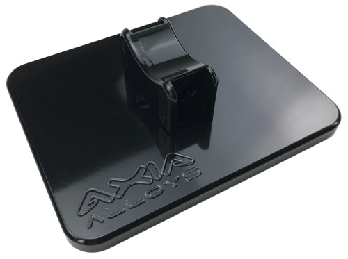 Axia Registration Sticker Plate | 3.8" x 3.06" | Black (MODLGREGPLT-BK)