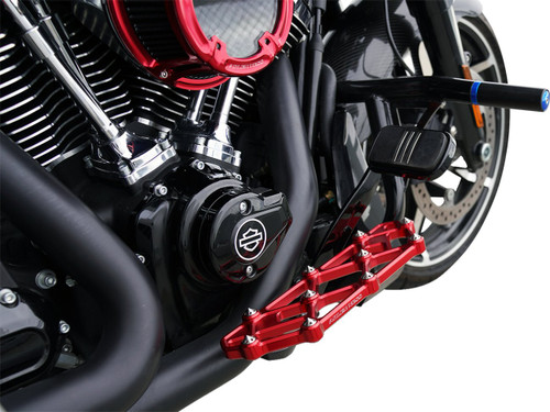 Arlen Ness Diamond Red Driver Floorboards (410-057)