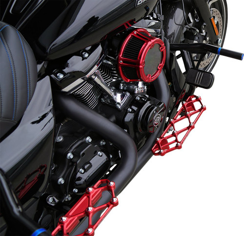 Arlen Ness Diamond Red Driver Floorboards (410-057)