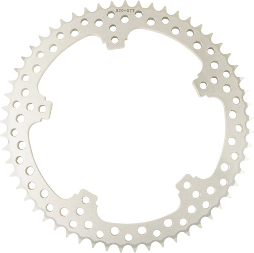 Arlen Ness 57 Tooth Jagged Natural Rear Sprocket (300-201)