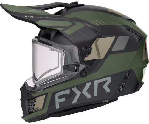 FXR Clutch X Snow Helmet w/Heated Electric Shield