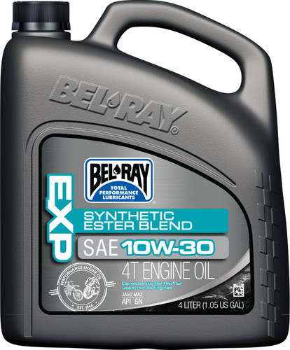 Bel-Ray EXP Synthetic Ester Blend 4T Engine Oil 10W-30 4 Liter (300894150185)