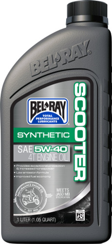 Bel-Ray Scooter Semi-Synthetic 4T Engine Oil 5W-40 1 Liter (303063150160)