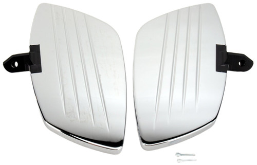 Cobra Swept Front Chrome Floorboards (06-4270)