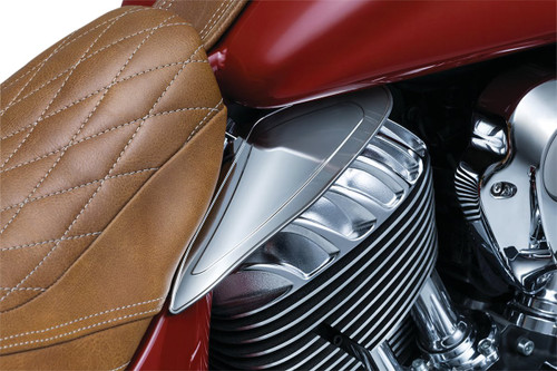Kuryakyn Reflective Smoke Saddle Heat Shields (7181)