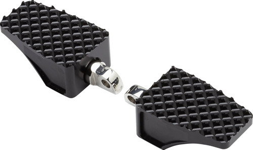 LA Choppers Black County Line Billet Front Footpegs (LA-P100-01B)