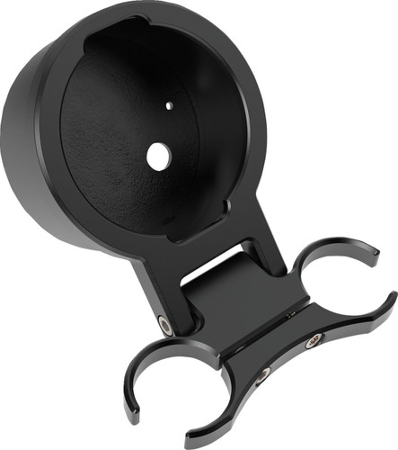 LA Choppers Black 1" Diameter T-Bar Single Gauge Mount (LA-7398-01B)