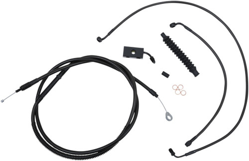 LA Choppers Midnight Standard Cable Kit for 12"-14" Bars (LA-8152KT-13M)