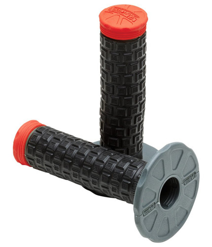ProTaper Pillow Top Lite Black/Gray/Red Twist Throttle Grips (024884)