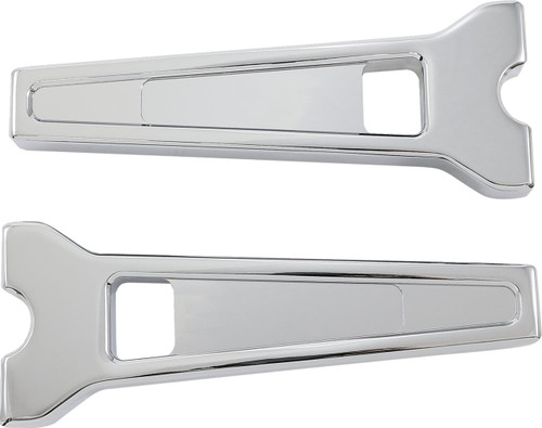 LA Choppers Chrome 8" Performance Straight Risers for 1" Bars (LA-7470-08C)