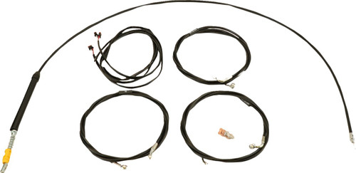 LA Choppers Black Complete PnP Cable Kit for 18"-20" Bars (LA-8059KT3-19B)