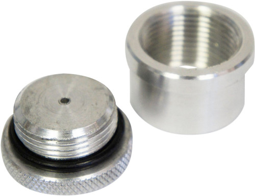 LA Choppers Aluminum Vented Gas Cap with Weld-On Bung (LA-7450-01)