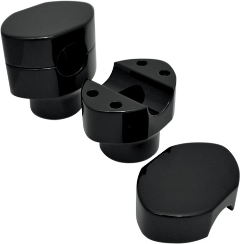 LA Choppers Black Springer Handlebar Riser Kit (LA-7410-02B)