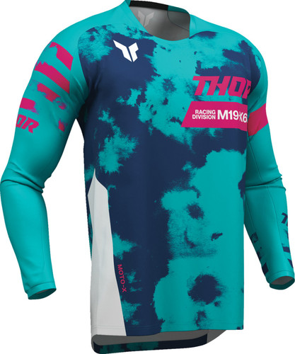 Thor Launchmode Bleach Mens MX Offroad Jersey
