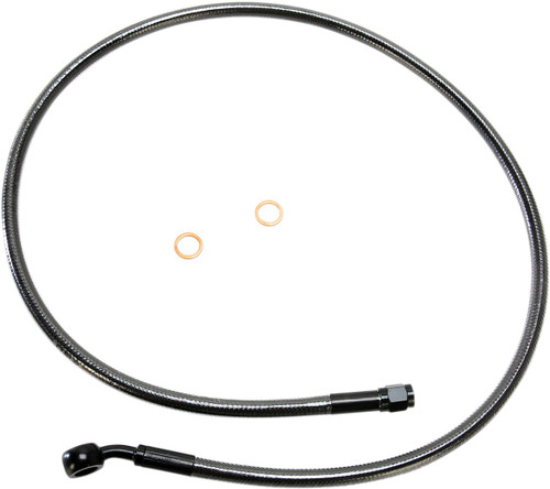 Magnum Black Pearl 36" ABS Upper Brake Line 10mm 35° Banjo (AS47136)