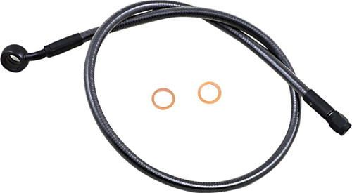 Magnum 28" ABS Upper Brake Line w/ 12mm 35° Banjo Fitting (AS478128)
