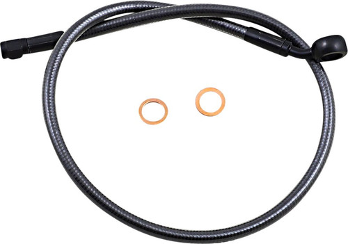 Magnum 26" ABS Upper Brake Line w/ 12mm 35° Banjo Fitting (AS478126)