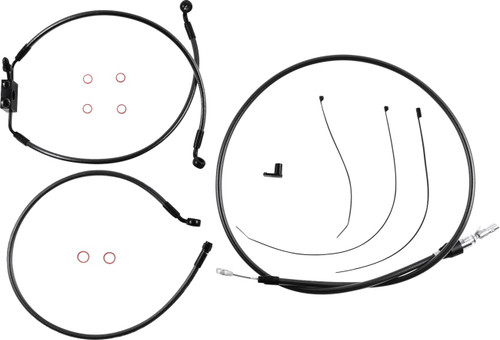 Magnum Black Pearl Cable Installation Kit for 6" Rise Handlebars (4871126)