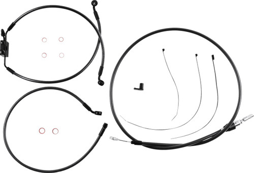 Magnum Black Pearl Cable Installation Kit for 10" Rise Handlebars (4871125)