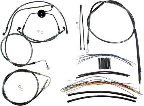 Magnum Black Pearl Cable Installation Kit for 15"-17" Handlebars (487322)