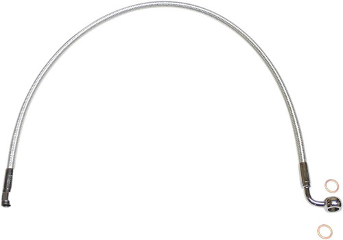 Magnum Sterling Chromite II 36" ABS Upper Brake Line 10mm 90° Banjo (AS37236)