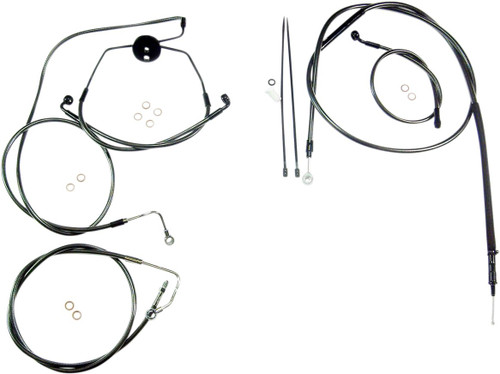 Magnum Black Pearl Cable Installation Kit for 10" Handlebars (487314)