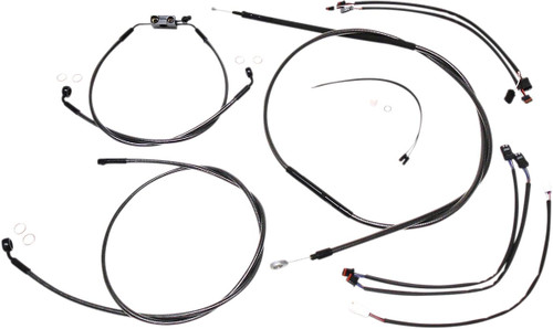 Magnum Black Pearl Cable Installation Kit for 12"-14" Handlebars (487941)