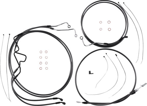 Magnum Black Pearl Cable Installation Kit for 6" Rise Handlebars (4871216)