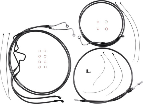 Magnum Black Pearl Cable Installation Kit for 8" Rise Handlebars (4871218)