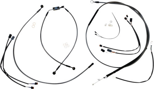 Magnum Black Pearl Cable Installation Kit for 12"-14" Handlebars (487951)