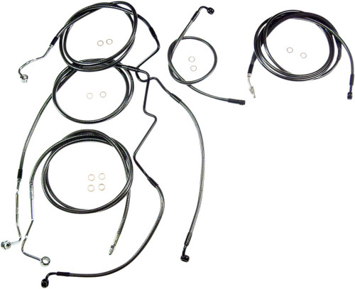 Magnum Black Pearl Cable Installation Kit for 10" Handlebars (487844)