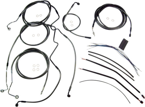 Magnum Black Pearl Cable Installation Kit for 12"-14" Handlebars (487871)