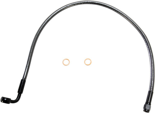 Magnum Black Pearl 22" ABS Upper Brake Line 10mm 90° Banjo (AS47222)